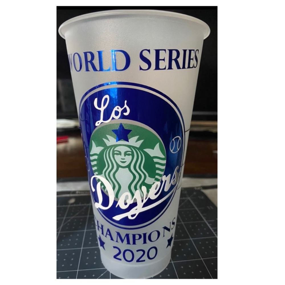 Los Angeles Dodgers Starbucks cup
